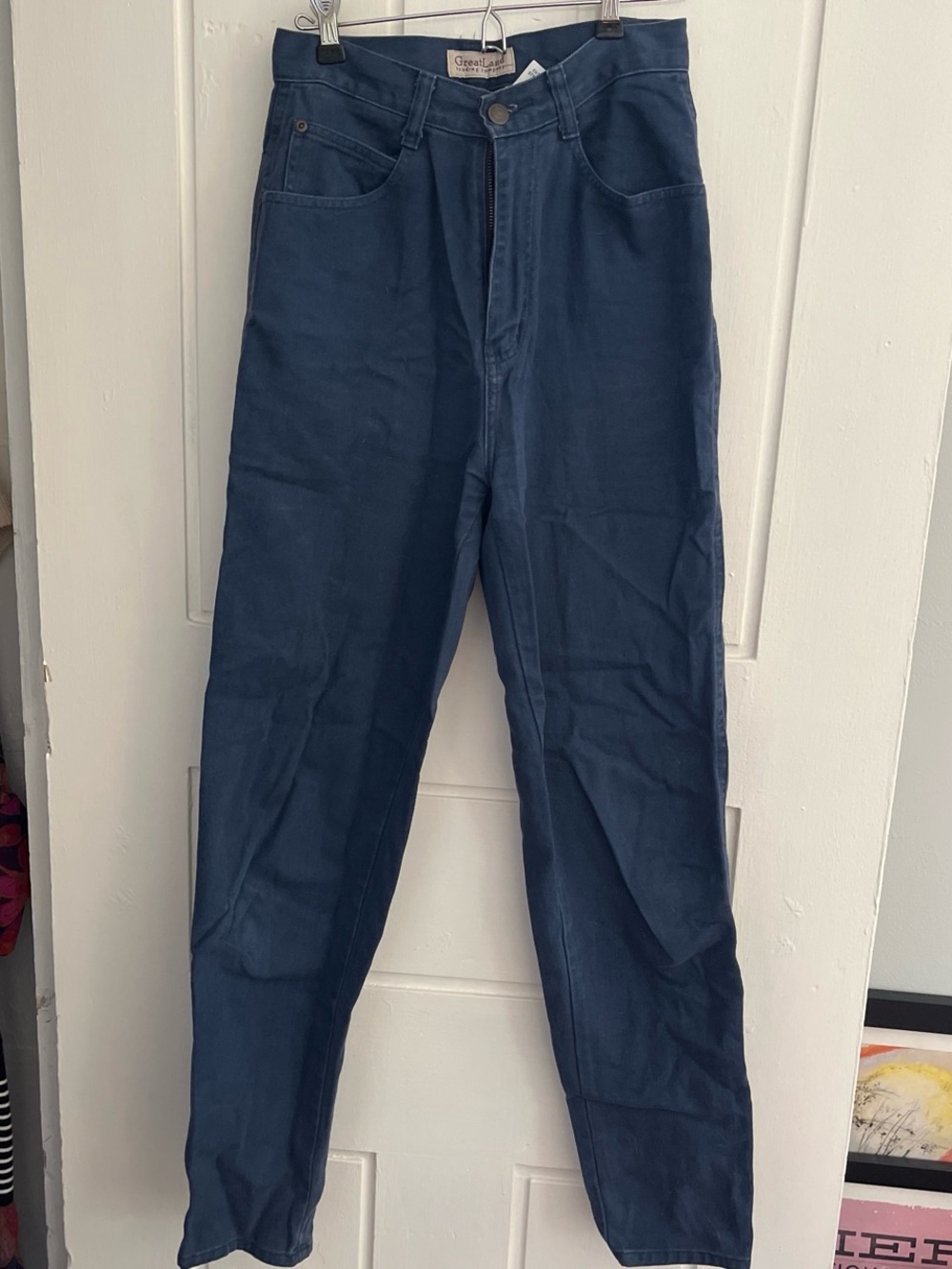 Vintage Blue High-Waisted Jeans